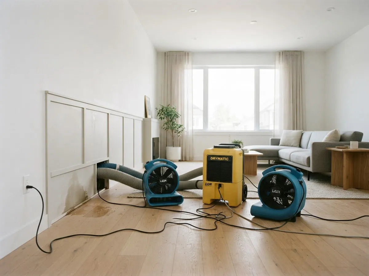 Bautrockner und Ventilatoren bei der technischen Trocknung